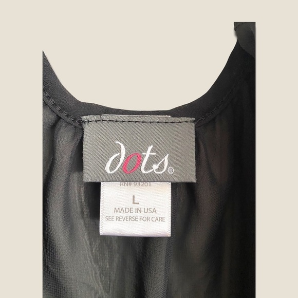 Dots high low tank top - Picture 3 of 3